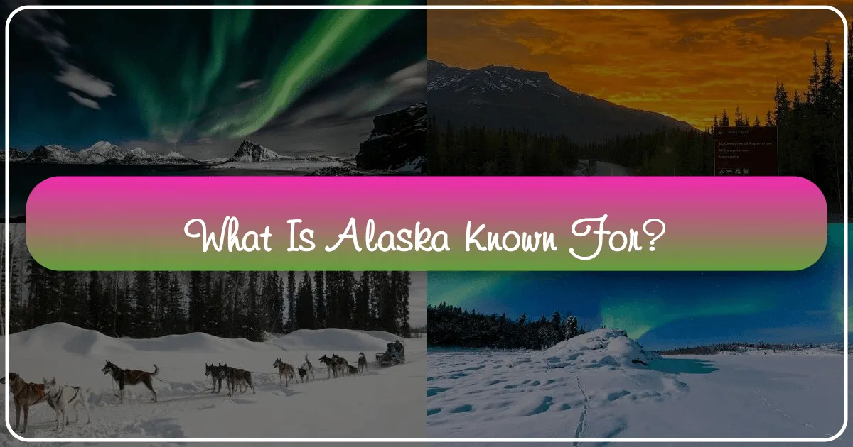 What is Alaska Known For?