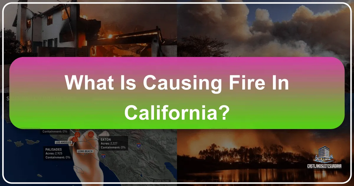 What is Causing Fire in California