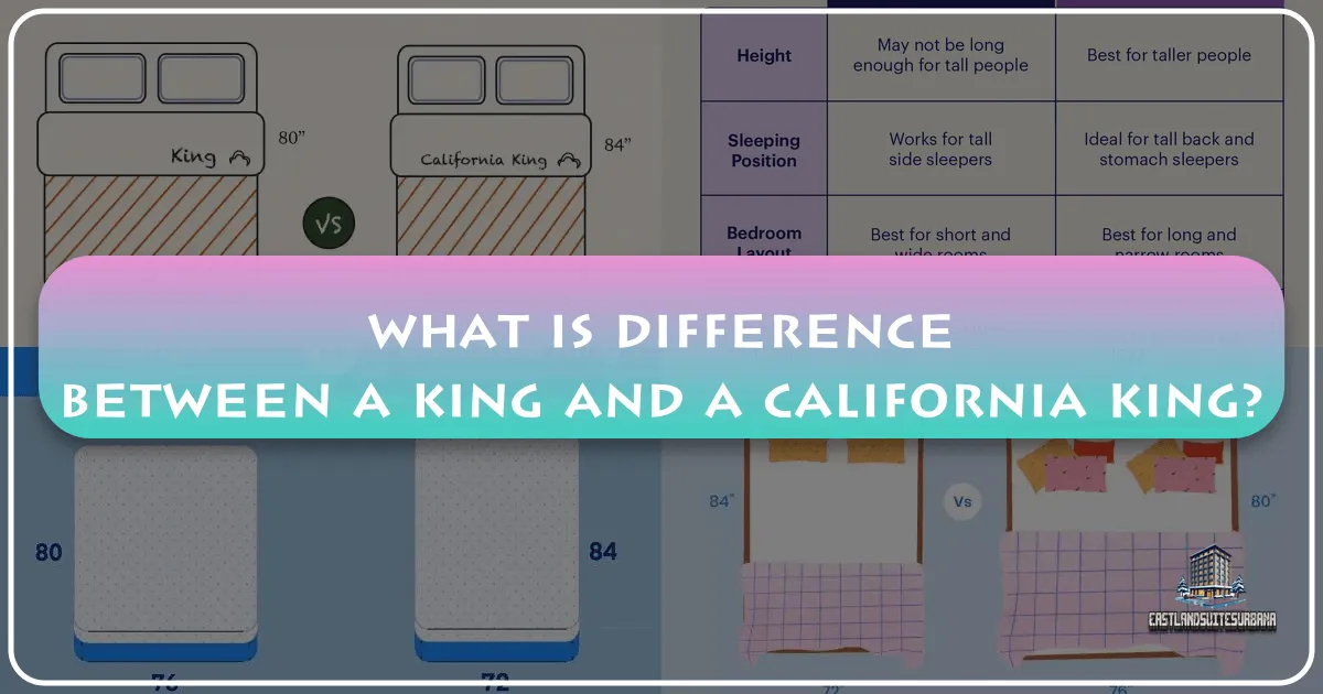 What Is Difference Between A King And A California King?