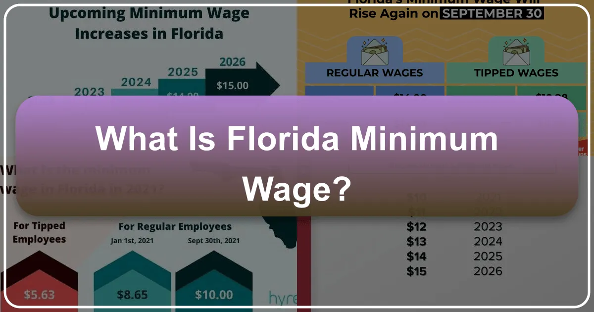 What is Florida Minimum Wage? Navigating Compensation in the Sunshine State's Tourism Economy