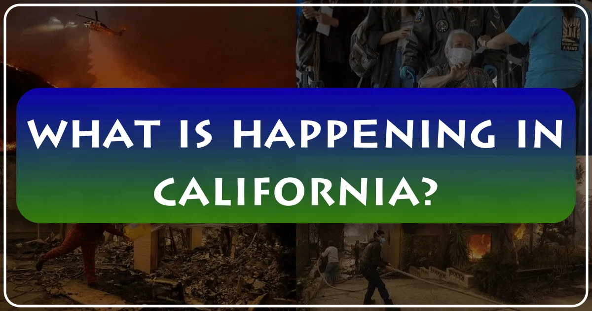 what is happening in california
