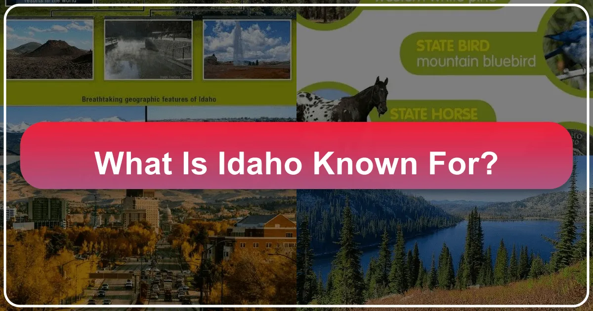 What is Idaho Known For?