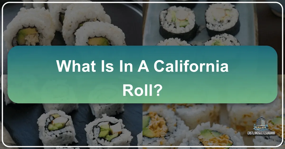 What is in a California Roll
