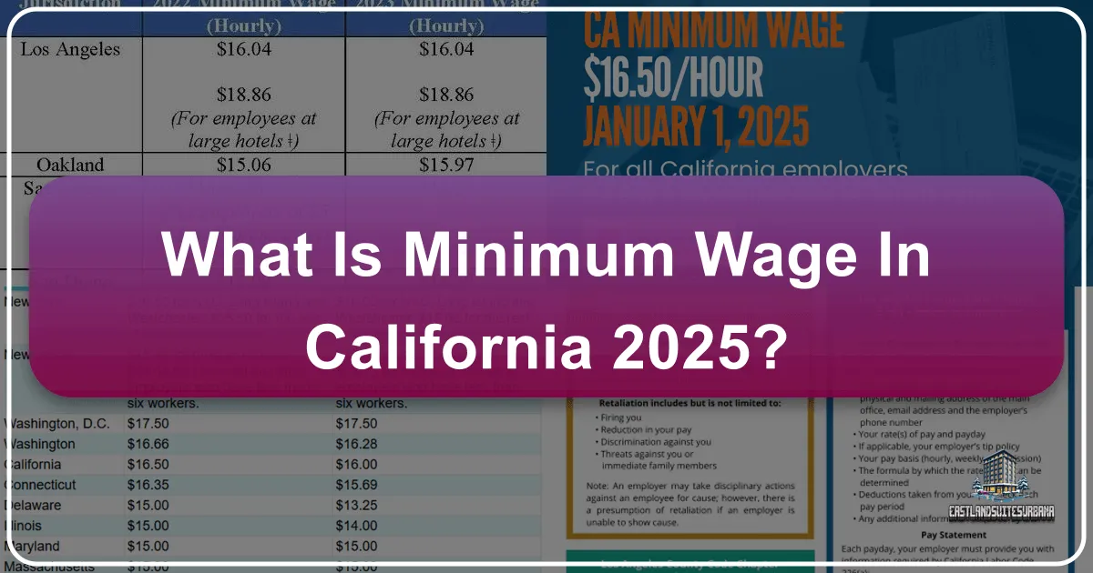What Is Minimum Wage In California 2025?