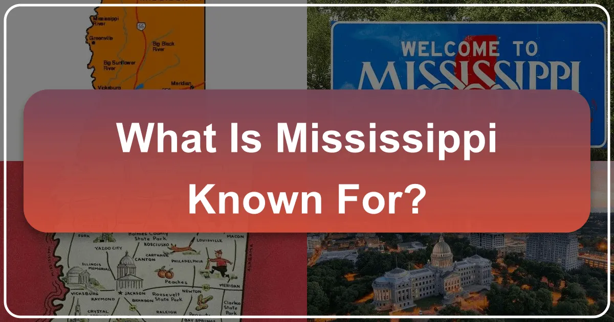 What is Mississippi Known For? Unveiling the Heart of the Deep South