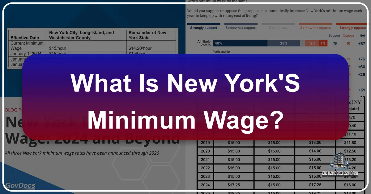 What Is New York's Minimum Wage?