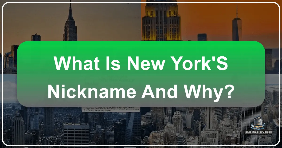 What Is New York's Nickname And Why?