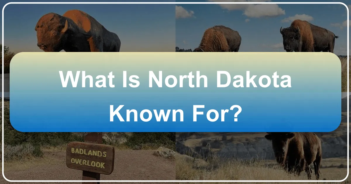 What is North Dakota Known For?