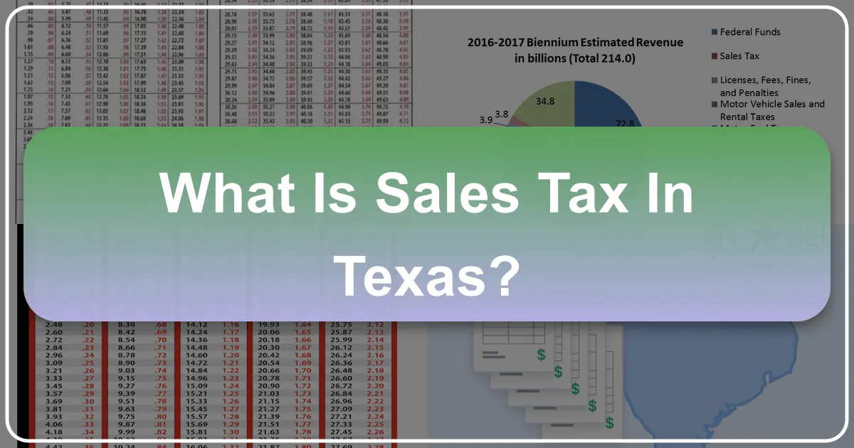 What is Sales Tax in Texas?