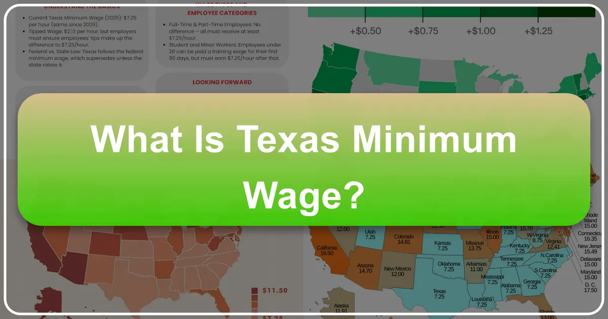 What is Texas Minimum Wage? Navigating the Lone Star State's Economy for Travelers and Locals