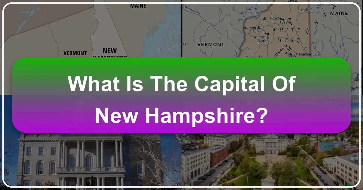 What is the Capital of New Hampshire?