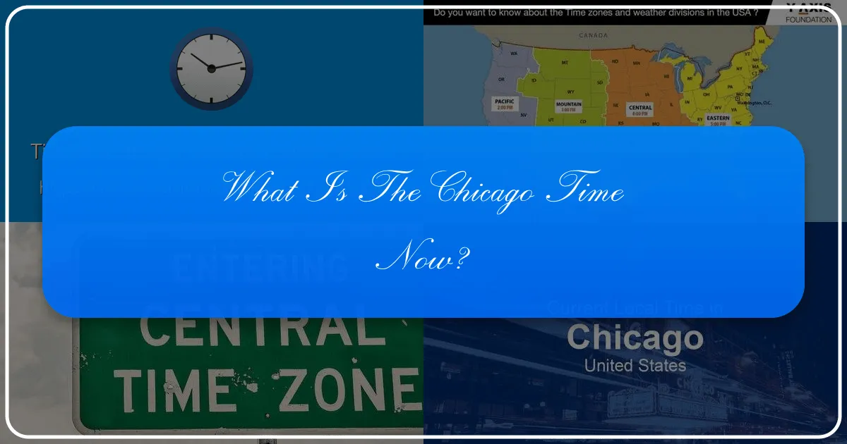 What is the Chicago Time Now?