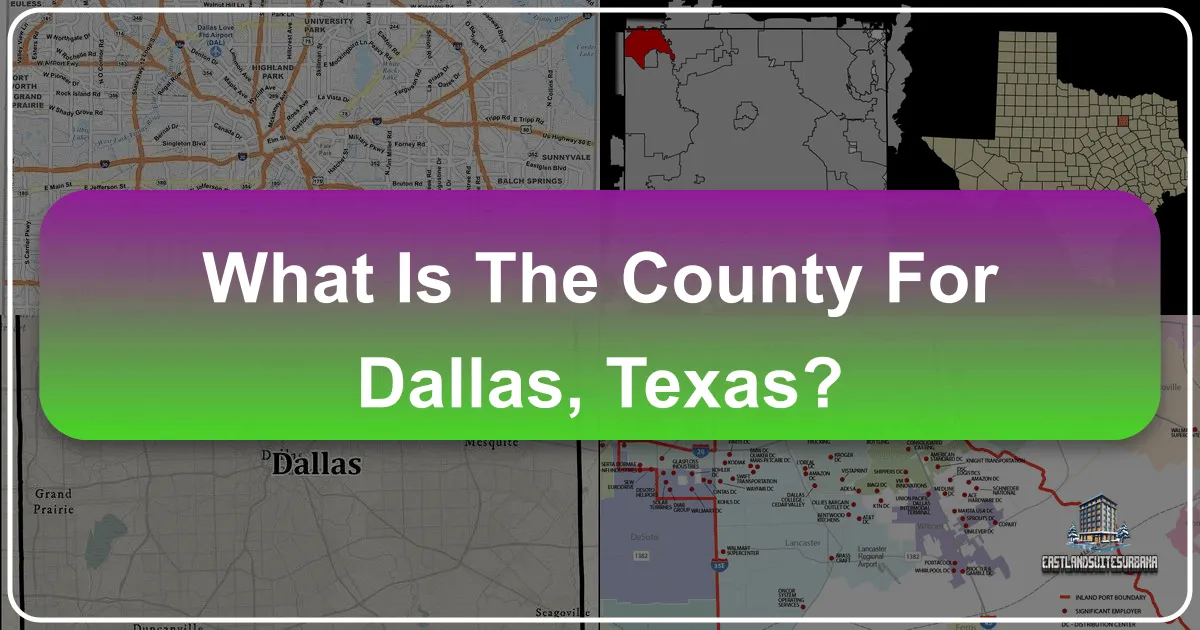 what is the county for dallas texas