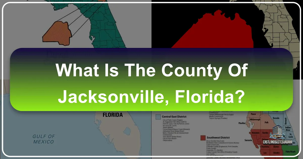 What is the County of Jacksonville Florida?