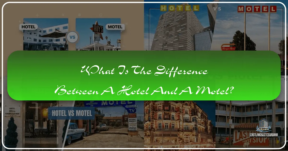 What is the Difference Between a Hotel and a Motel?