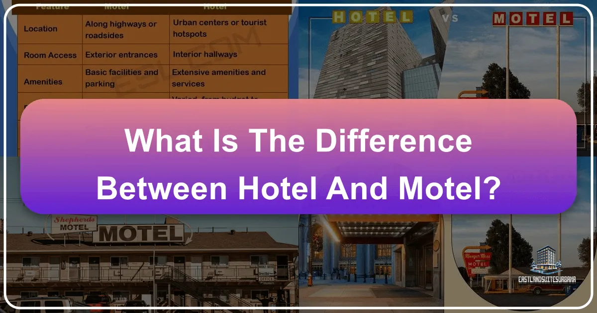 What is the Difference Between Hotel and Motel?