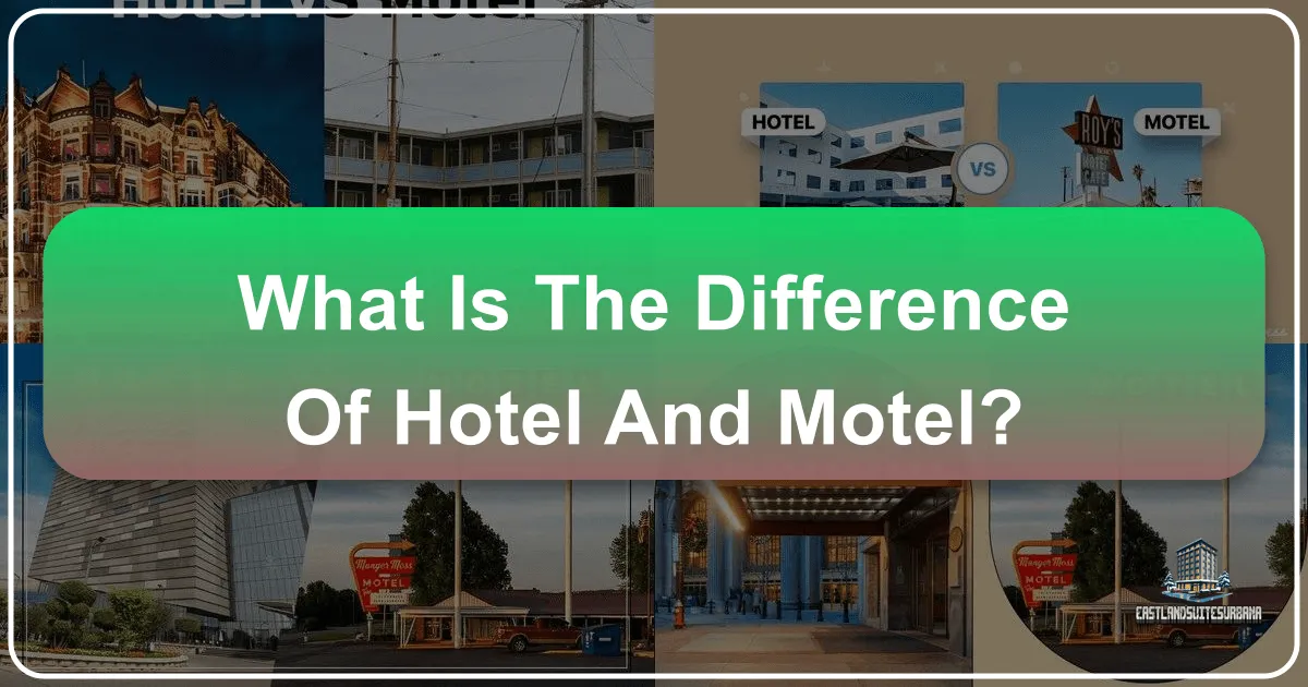 What Is the Difference of Hotel and Motel?