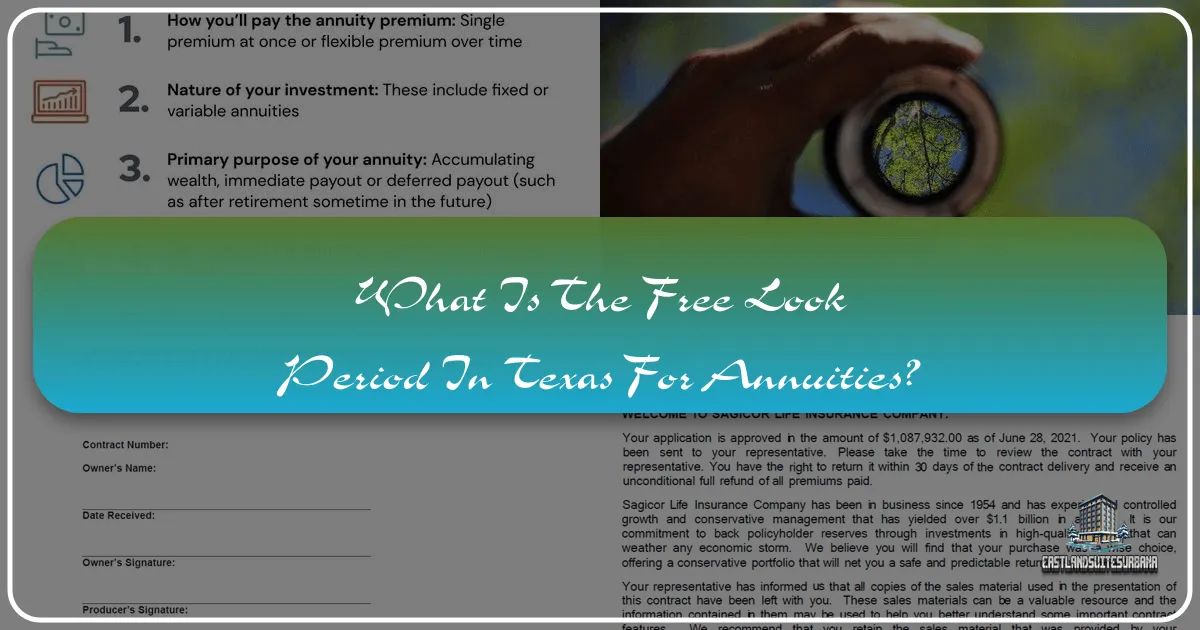 What Is The Free Look Period In Texas For Annuities?