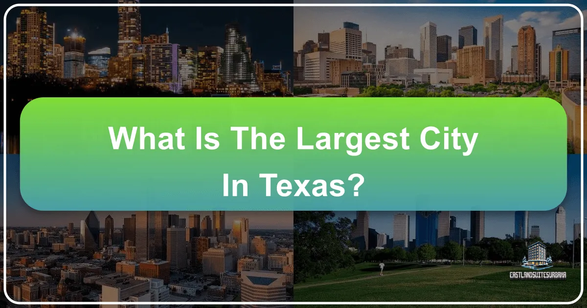 What is the Largest City in Texas?