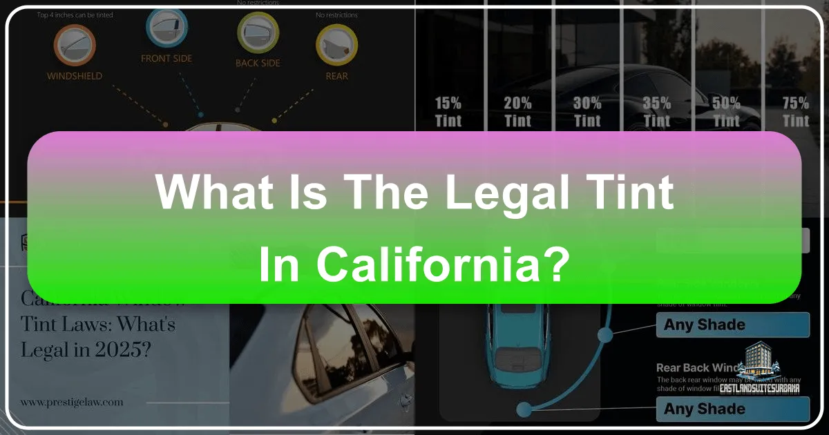 What is the Legal Tint in California