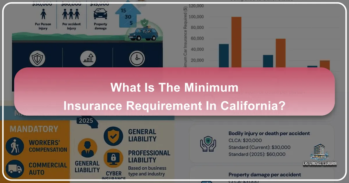 What Is The Minimum Insurance Requirement In California?