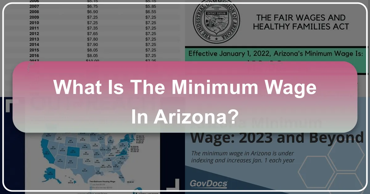 What is the Minimum Wage in Arizona? Navigating the Economic Landscape for Travelers and Locals