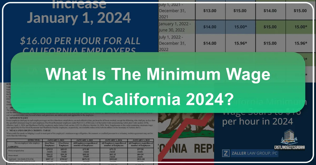 What Is The Minimum Wage In California 2024?