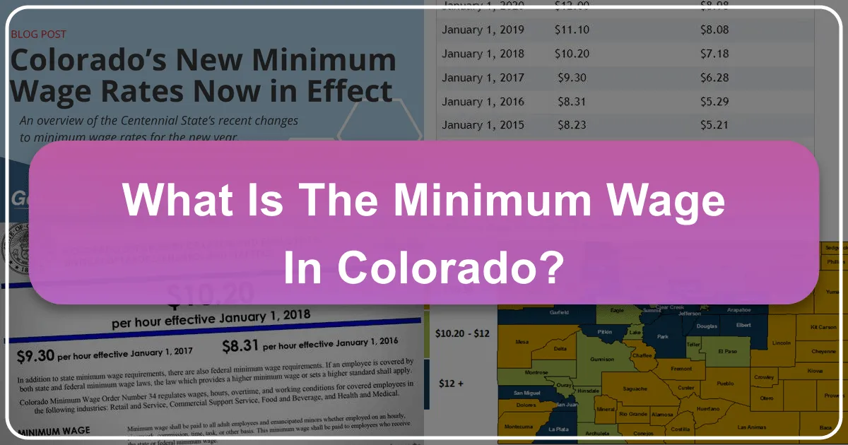 What is the Minimum Wage in Colorado? Navigating Lifestyle and Travel in the Centennial State