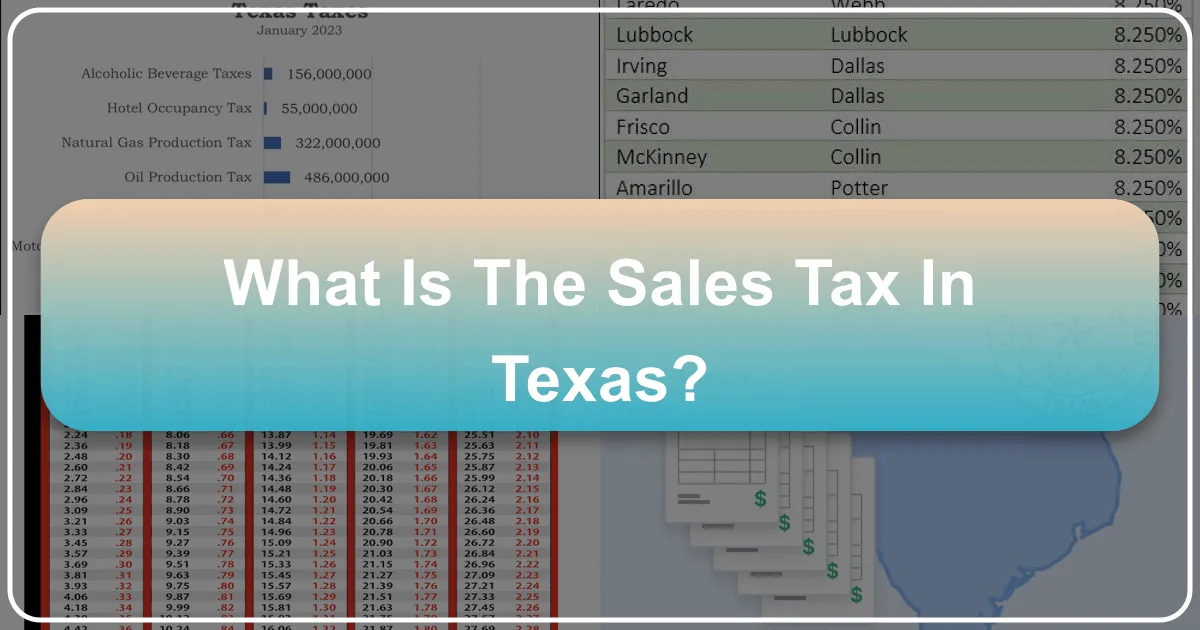 What is the Sales Tax in Texas?