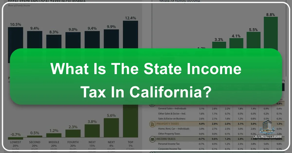 What is the State Income Tax in California?
