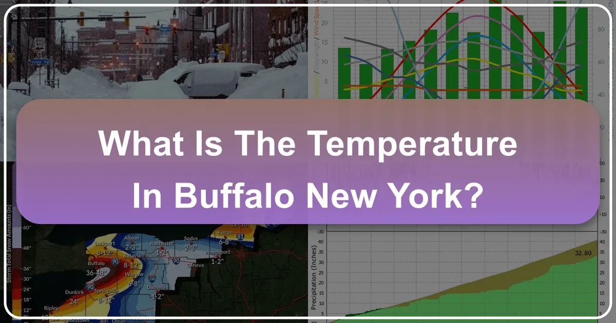 What is the Temperature in Buffalo, New York?