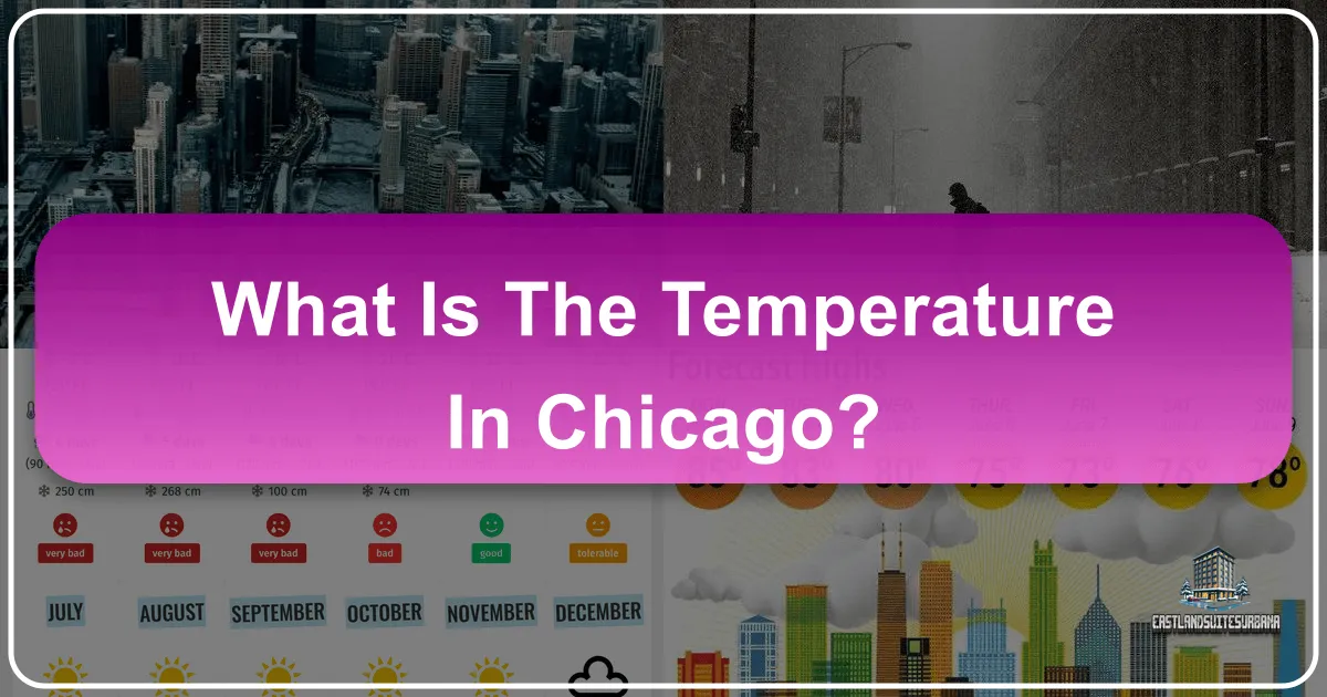 What is the Temperature in Chicago?