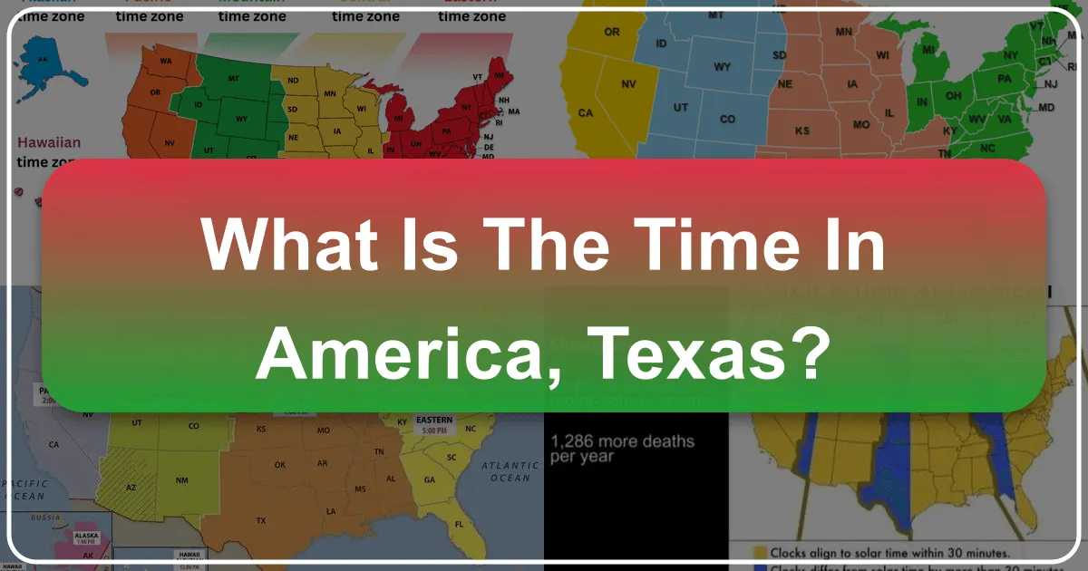 What Is The Time In America, Texas?