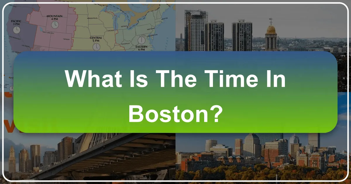 what is the time in boston