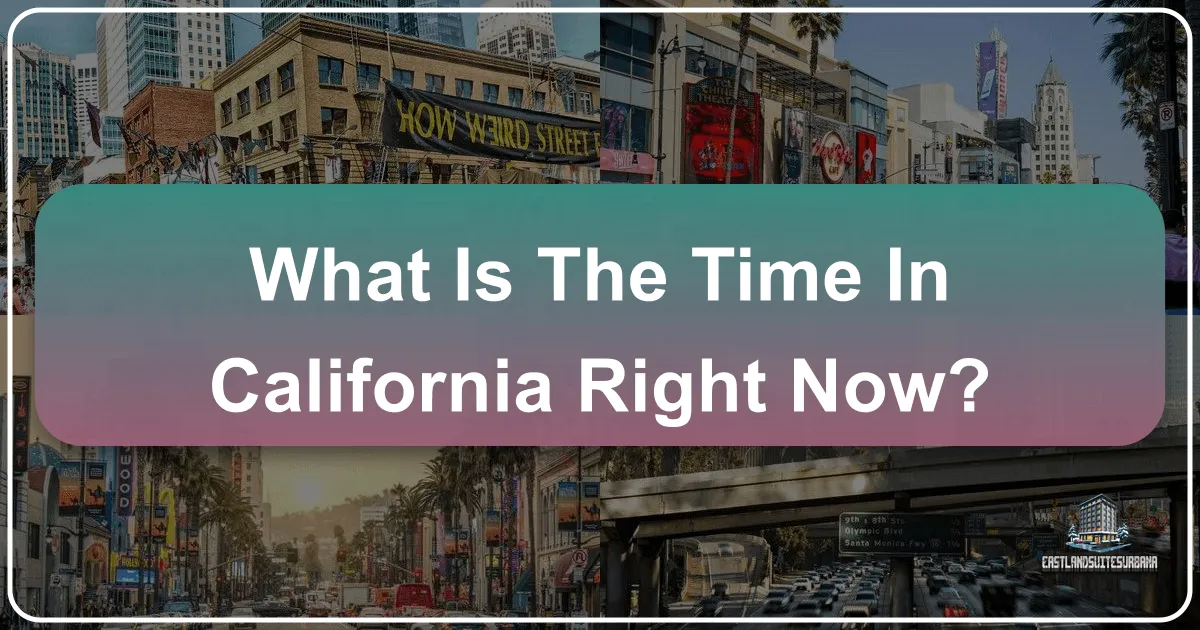 What is the Time in California Right Now?