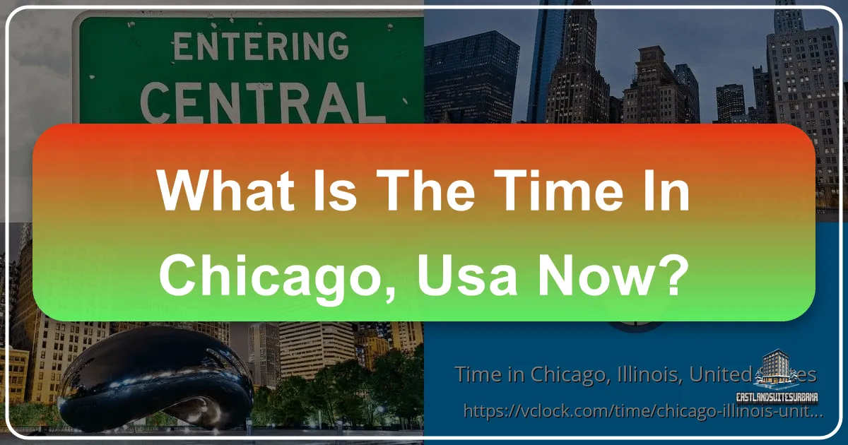 What Is The Time In Chicago, Usa Now?