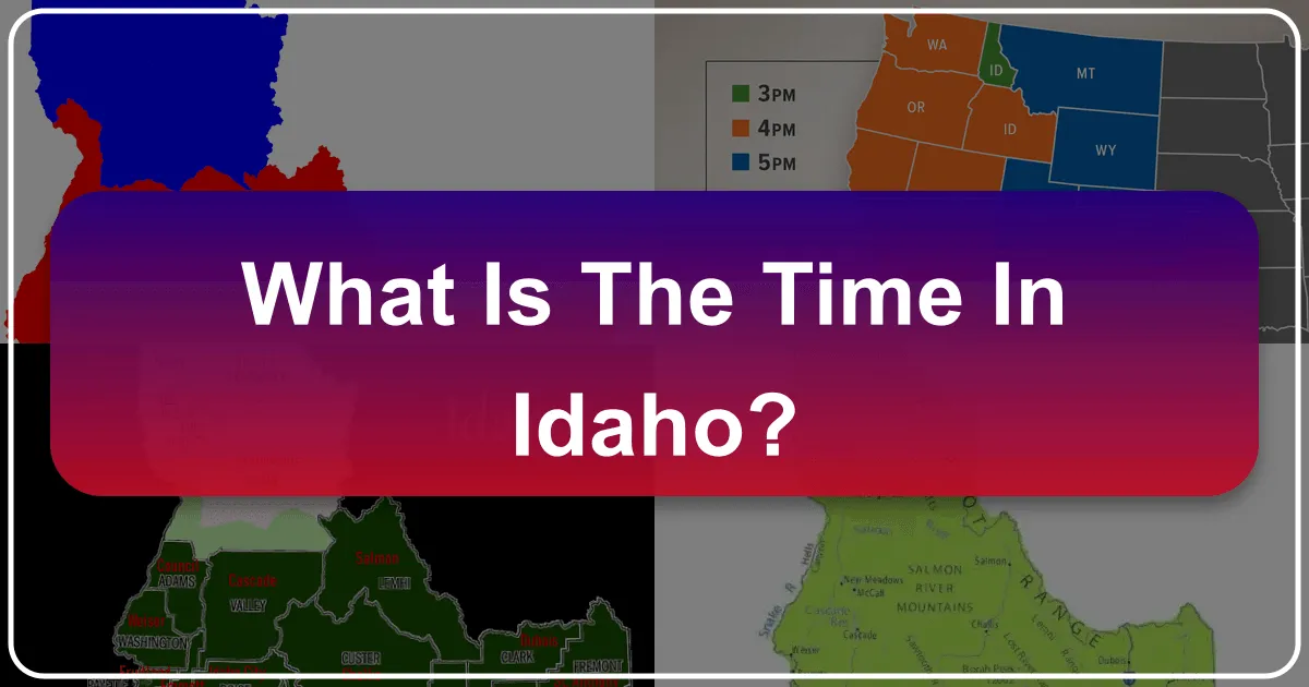 What Is The Time In Idaho?