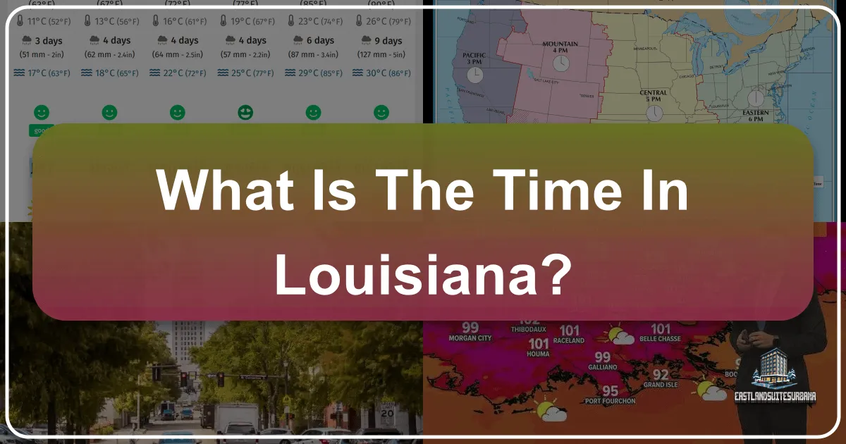What is the Time in Louisiana