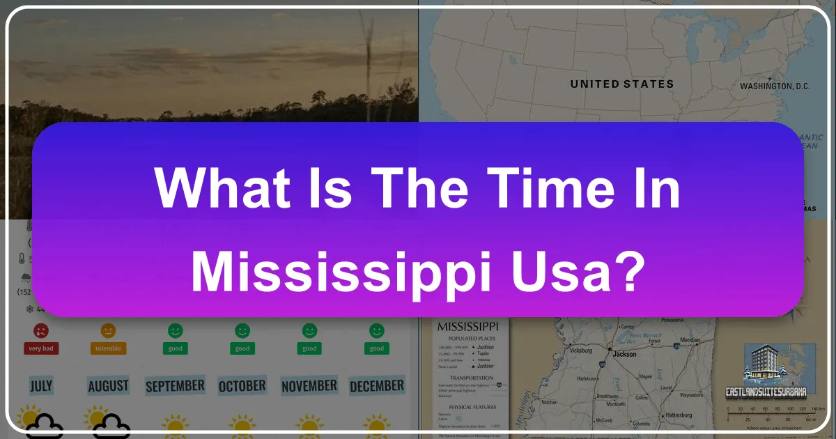 What is the Time in Mississippi USA