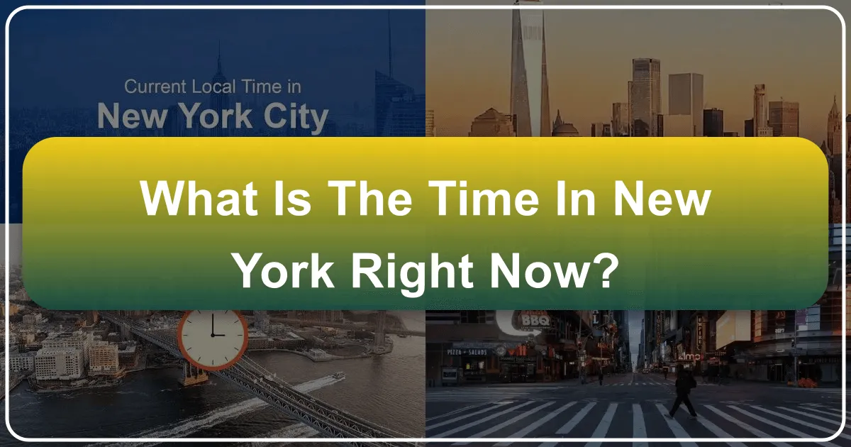 what is the time in new york right now