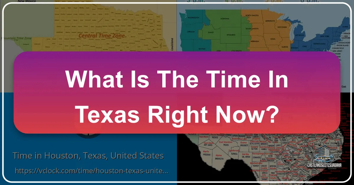 What is the Time in Texas Right Now? Understanding the Lone Star State's Rhythms for Travelers
