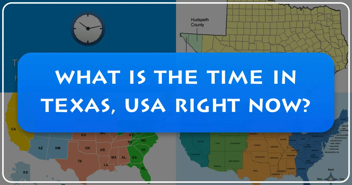 What is the Time in Texas, USA Right Now?