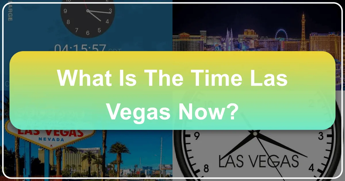 What is the Time Las Vegas Now?