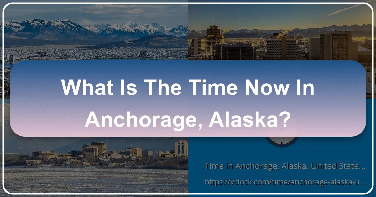 What is the Time Now in Anchorage, Alaska?