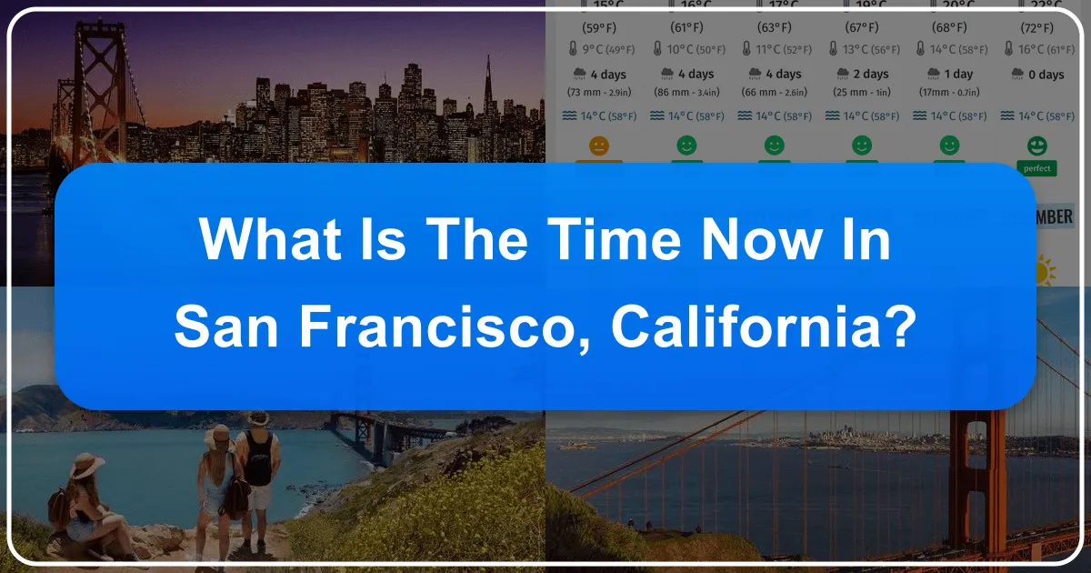 What is the Time Now in San Francisco, California?
