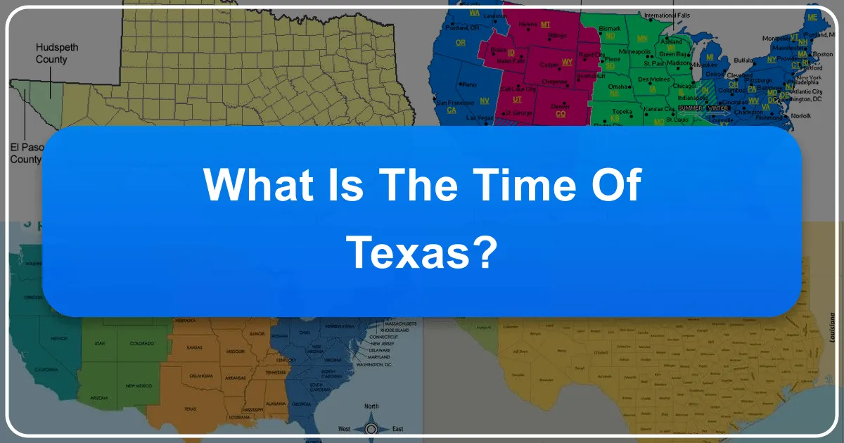 What is the Time of Texas