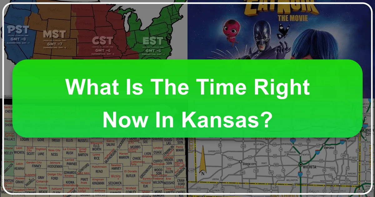 What is the Time Right Now in Kansas? Navigating the Sunflower State's Rhythms