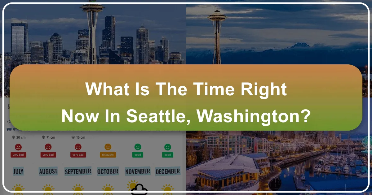 What is the Time Right Now in Seattle, Washington?