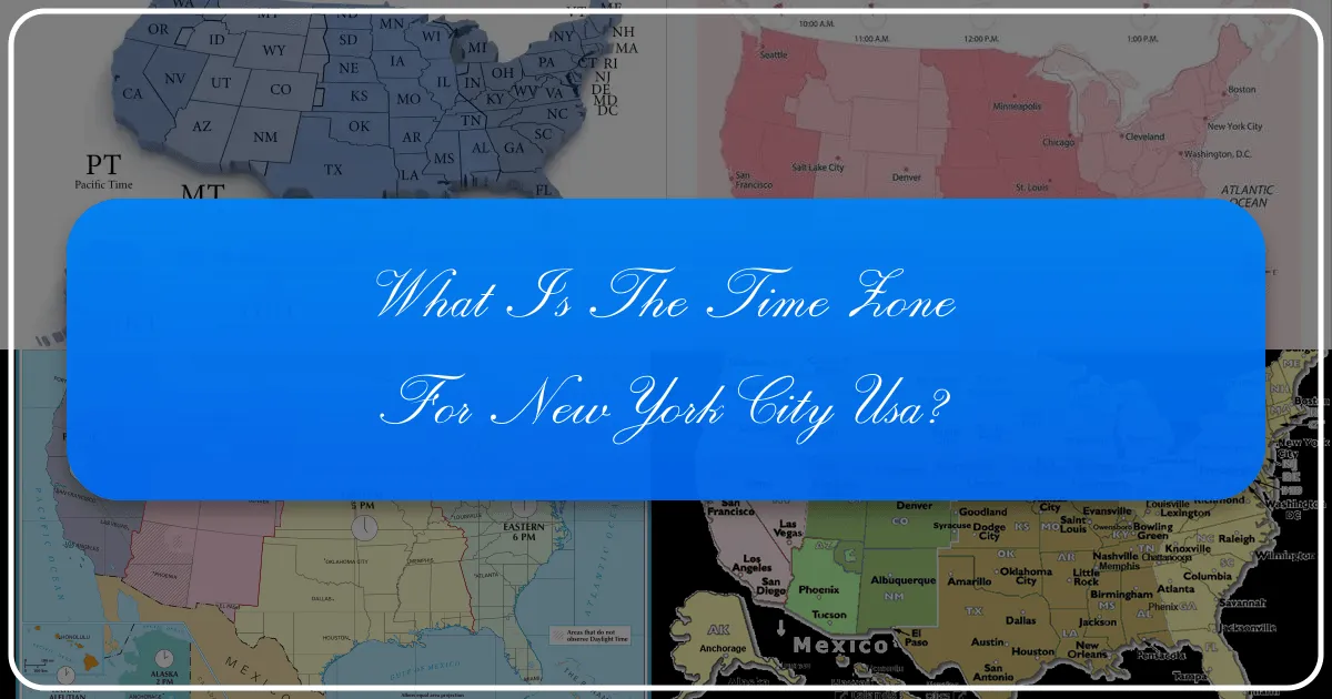 What is the Time Zone for New York City, USA?