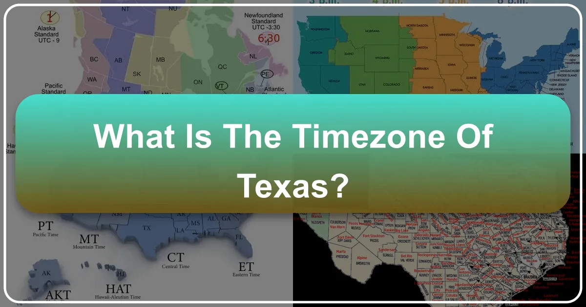 What is the timezone of Texas?